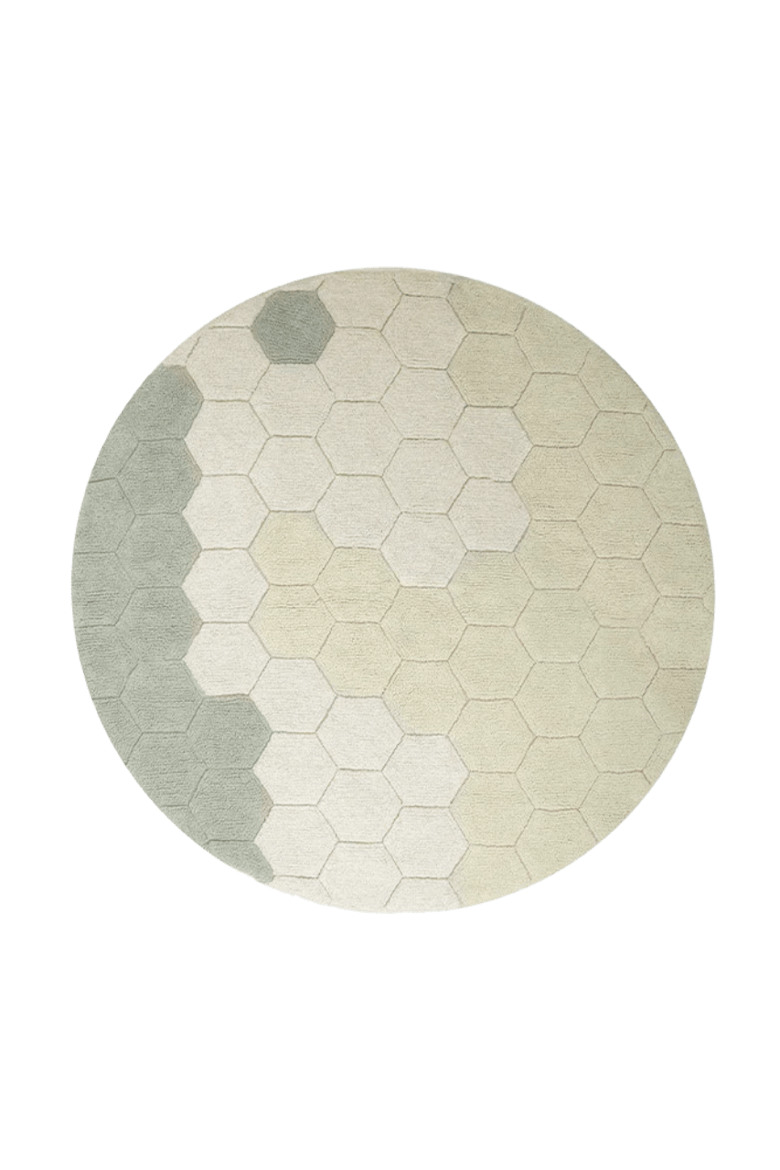 Runder Teppich Honeycomb